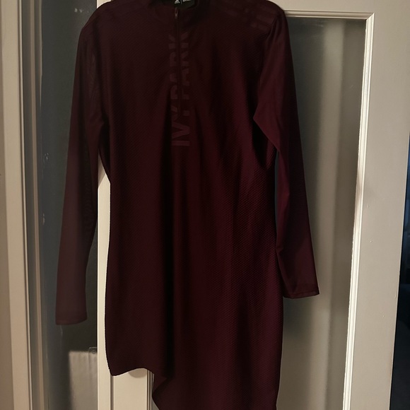 ivy park burgundy dress IVY PARK Asymmetrical Dresses for Women on Sale up to 90% Off: Poshmark